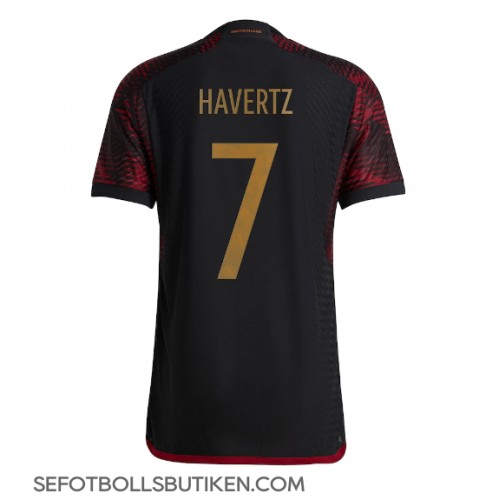 Tyskland Kai Havertz #7 Replika Borta matchkläder VM 2022 Korta ärmar